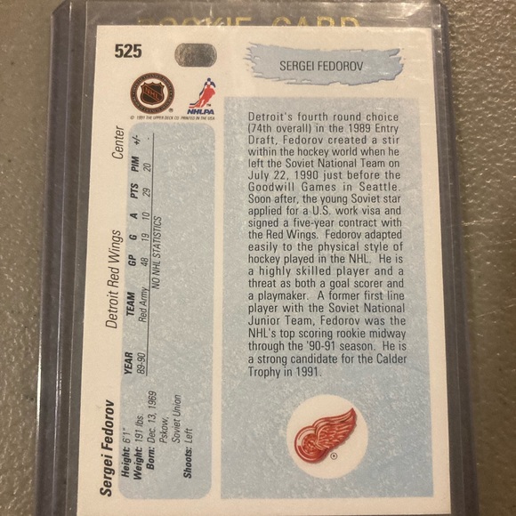 LOT NHL Rookies 1990 UPPER DECK NHL ROENICK FEDOROV LINDROS NOLAN RECCI STEVENS - Picture 4 of 11